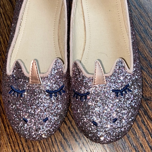 Unicorn sparkle Ballet shoes rose gold - Picture 5 of 6